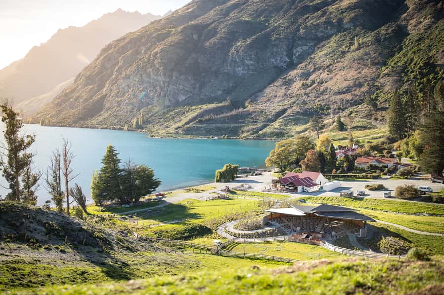 Queenstown: Queenstown Lake Cruise and Walter Peak Farm Tour - Afternoon tea in a farm setting