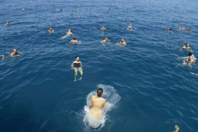 Rethymno: Pirate Boat Cruise with Swimming Stop