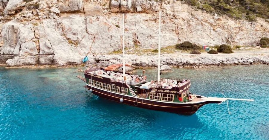 Rhodes: All Inclusive Day Cruise with BBQ & Unlimited Drinks - A full day on the Aegean for $76
