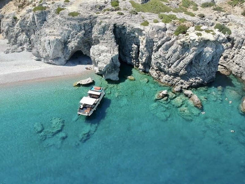 Rhodes: Anthony Quinn, Ladiko and Caves All-Inclusive Cruise - Anthony Quinn Bay, the visual highlight