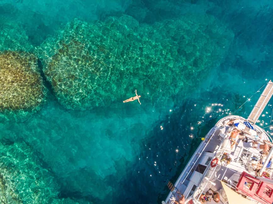 Rhodes: Boat Tour with Snorkeling, Gourmet Buffet & Open Bar - A six-hour day on the Romantika