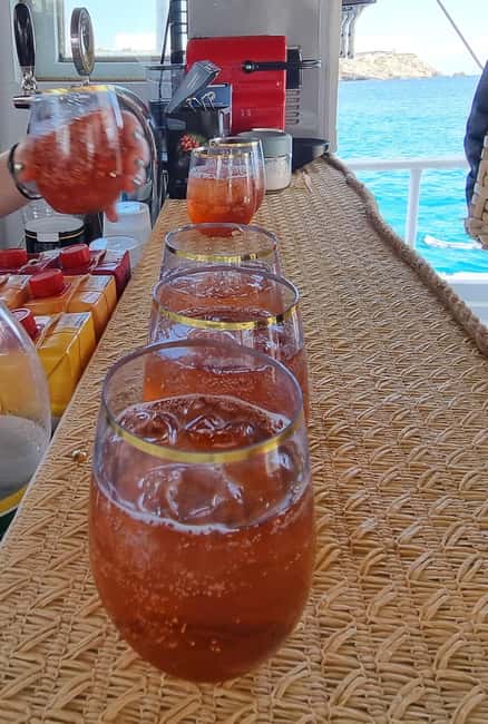 Rhodes: Boat Tour with Snorkeling, Gourmet Buffet & Open Bar - Anthony Quinn Bay and the final swim