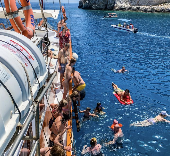 Rhodes: Cruise with 3 Stops, Lunch and Unlimited Drinks - What the $70 price really covers