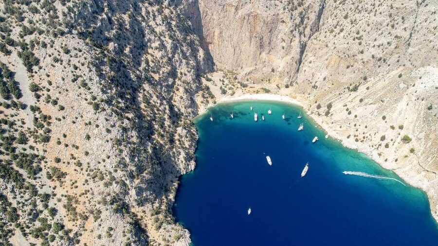 Rhodes: High-Speed Boat to Symi Island & Saint George's Bay - The Saint George’s Bay swim stop