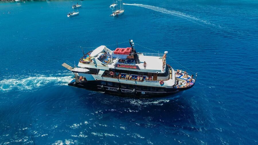 Rhodes: Lindos Cruise with 2 Swim Stops - Setting out from Mandraki Port