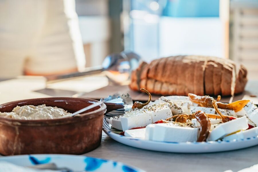Rhodes: Sunset Catamaran Cruise with Dinner Buffet & Drinks - Leaving Mandraki Harbor for the east coast