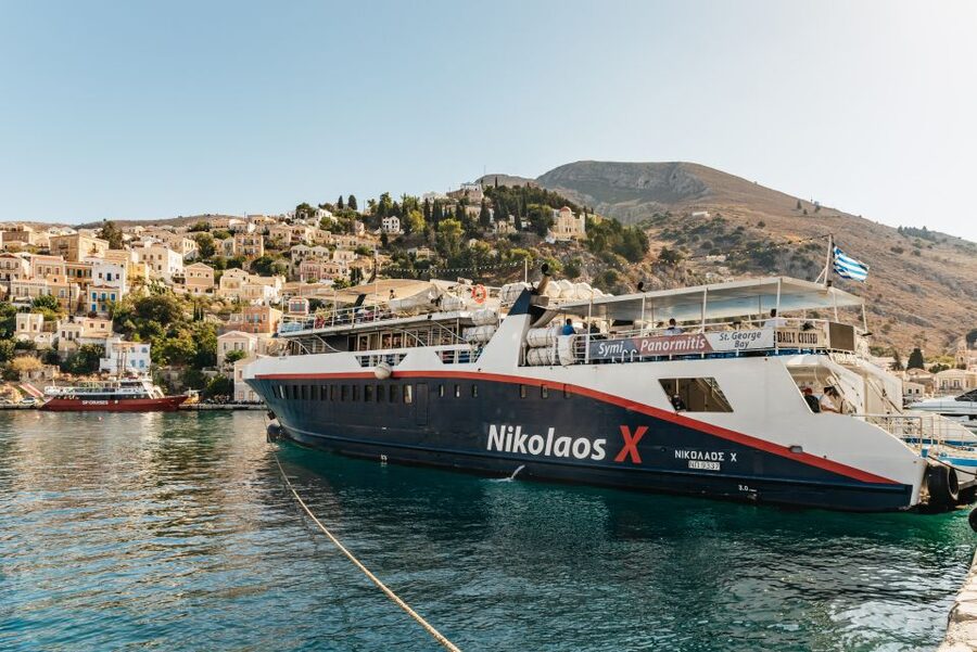 Rhodes: Symi Island & Panormitis Monastery Day Trip by Boat - Sailing aboard Nikolaos X