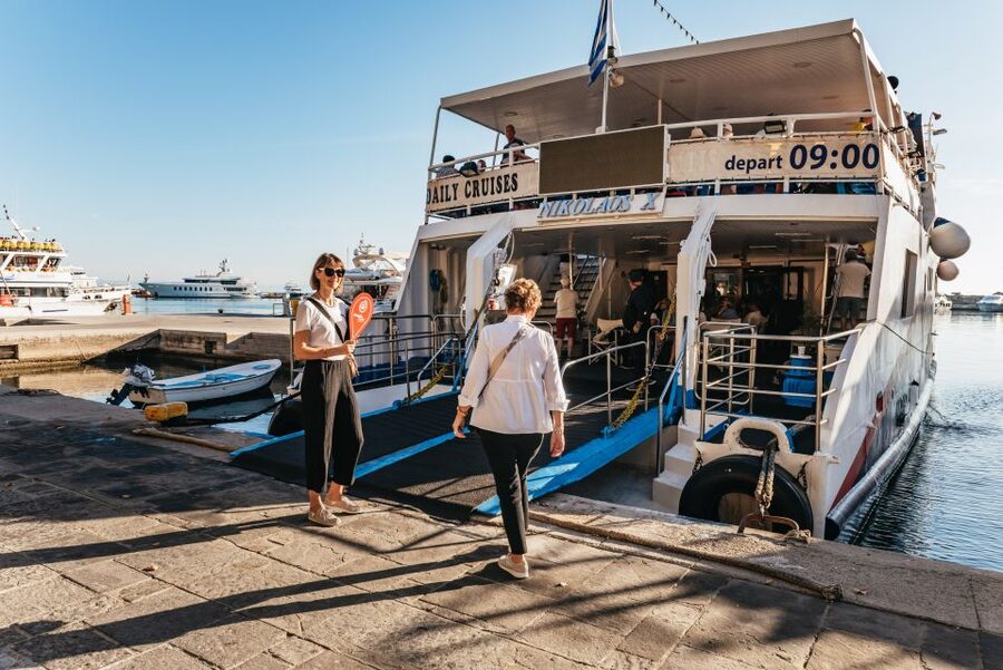 Rhodes: Symi Island & Panormitis Monastery Day Trip by Boat - The coastal cruise and possible Nymporio swim