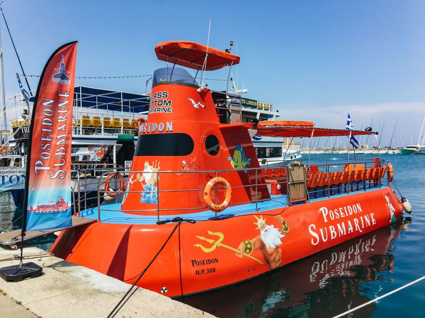 Rhodes Town: Submarine Cruise with Underwater Views - The underwater cabin and its large viewing windows