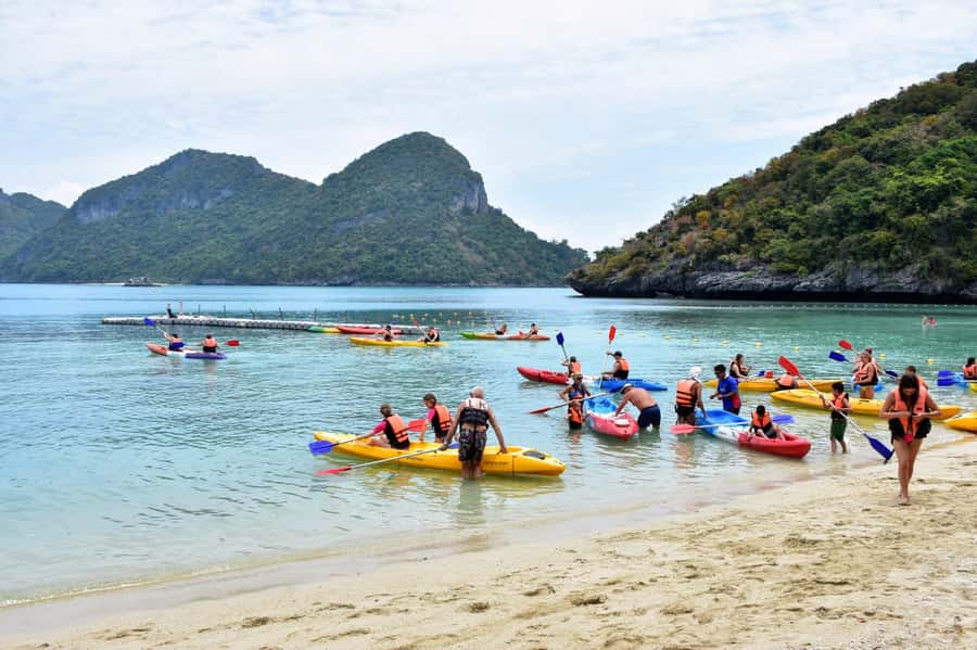 Samui: Angthong Marine Park Boat Tour w/ Transfer and Meals - Mae Koh and the Emerald Lagoon viewpoint