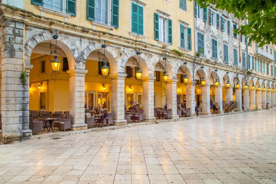 Saranda: Corfu Town and Palaiokastritsa Day Trip with Cruise - From Saranda port to Corfu by boat