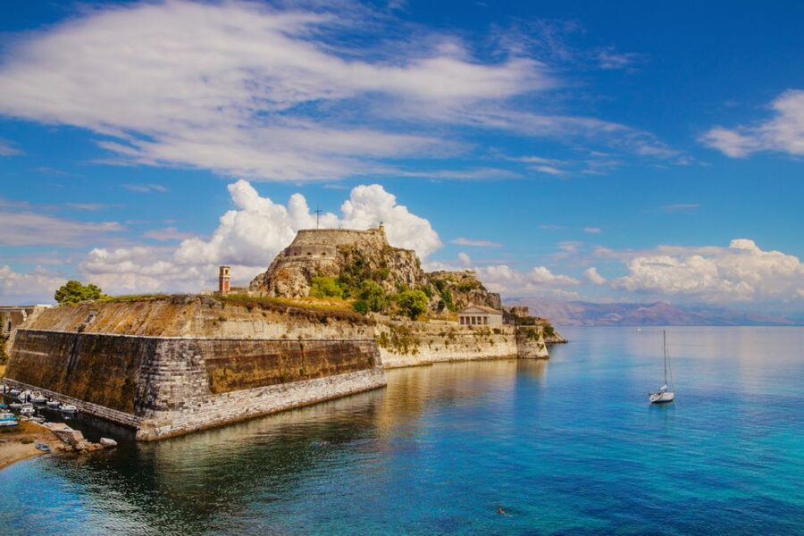 Saranda: Corfu Town and Palaiokastritsa Day Trip with Cruise - What the $82 price really covers