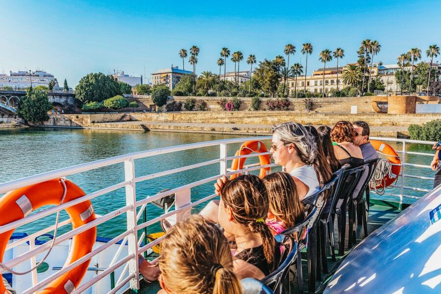 Seville: Guadalquivir River Cruise - Expo architecture and the modern riverfront