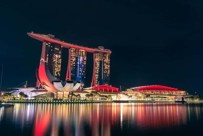 Singapore River Cruise, Garden Rhapsody & Spectra by CYT - Spectra from the Marina Bay Sands waterfront