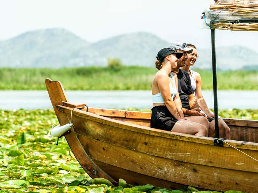 Skadar Lake National Park: Guided Boat Tour to Kom Monastery - Through the channels below Vranjina