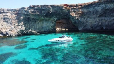 Sliema: Boat Trip to Comino Blue Lagoon, Gozo, and Caves