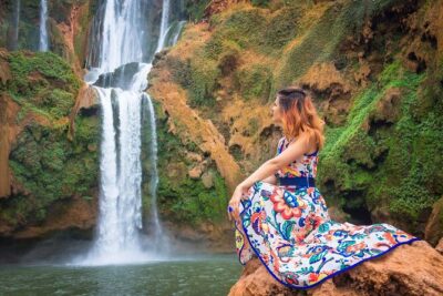 Small group Ouzoud Waterfall Guided Tour Boat Ride from Marrakech