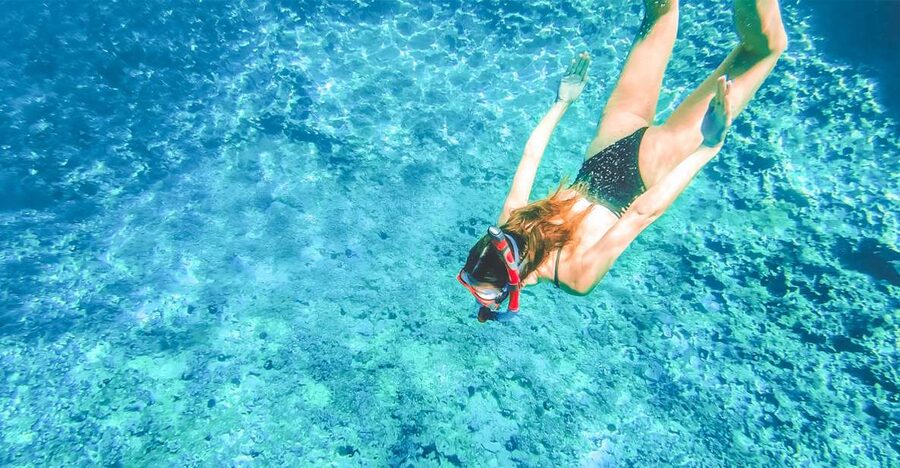 Split: Blue Lagoon and 3 Islands Speedboat Tour - Borkko Beach Bar, pine trees and an easy first swim