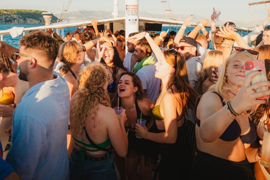 Split: Blue Lagoon Boat Party, Djs, Swim, Shots & AfterParty - Sunset and the Return to Split