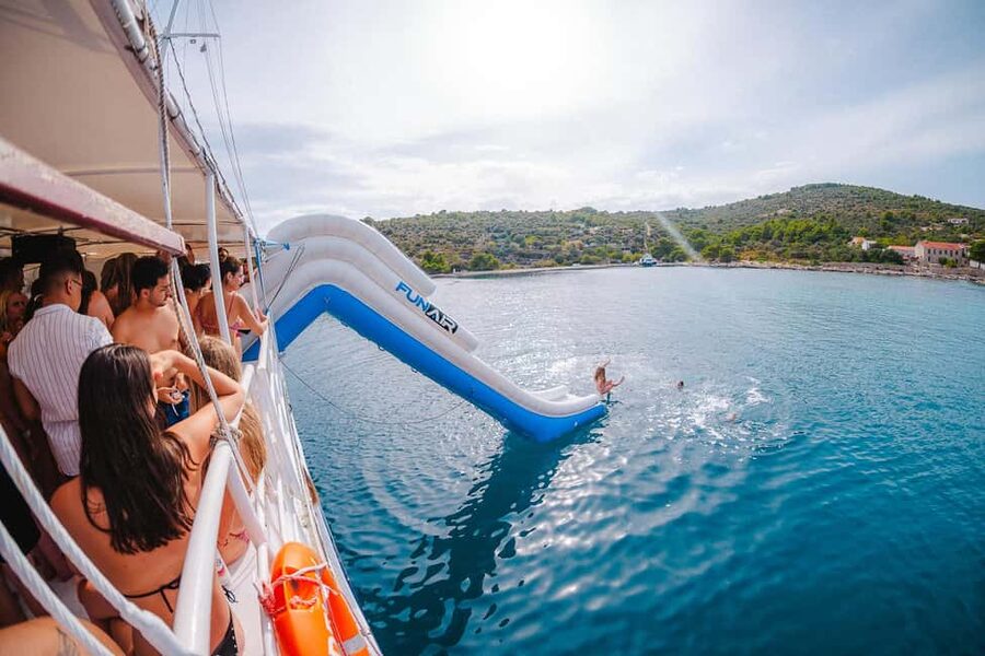 Split: Blue Lagoon Boat Party, Djs, Swim, Shots & AfterParty - The After-Party at Olife Beach Club