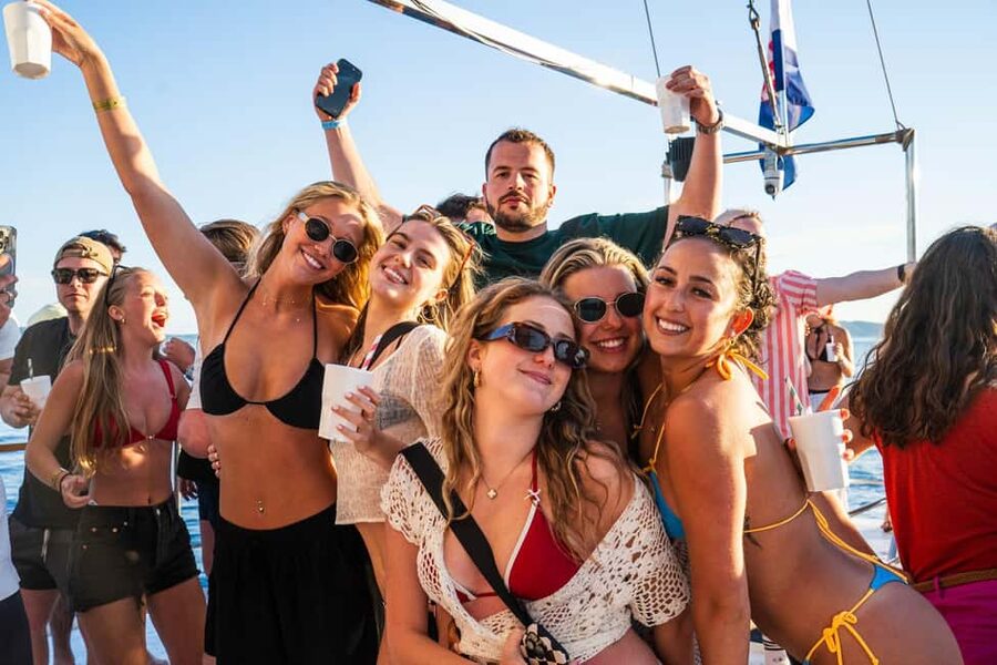 Split: Blue Lagoon Boat Party, Djs, Swim, Shots & AfterParty - The First 80 Minutes: Cruising Out From Split