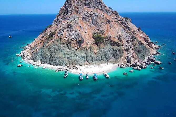 Suluada Boat Tour From Antalya (Maldives of Turkey) with Lunch & Hotel Transfer - Suluada’s swimming stops and white beaches