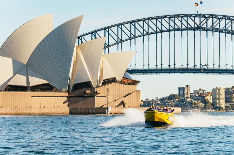 Sydney Harbour: Thunder Thrill Jet Boat Ride - A fast start from Circular Quay