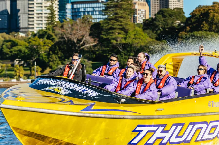 Sydney Harbour: Thunder Thrill Jet Boat Ride - The first minutes ease you into the speed
