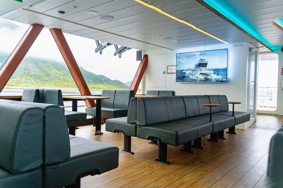 Tromsø: Whale Watching Tour by Hybrid-Electric Boat - Heated lounges, windows, and outdoor decks