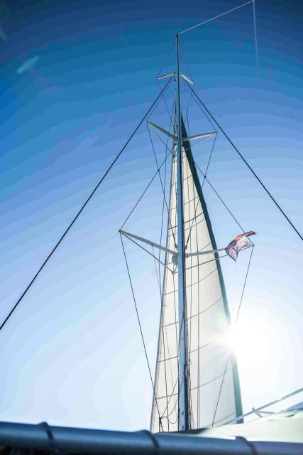 Valencia: Sailing Catamaran with Swimming & Optional DJ - How much coastline will you really see?