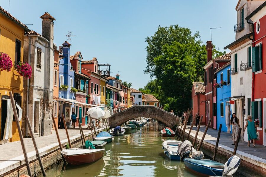Venice: Burano, Torcello & Murano Boat Tour w/Glassblowing - Burano: painted houses and the best walking stop