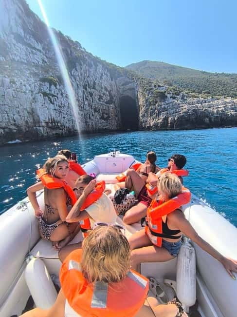 Vlore: Haxhi Ali Cave, Karaburun Speedboat Tour & Snorkeling - Shen Vasil Beach and the Karaburun coast
