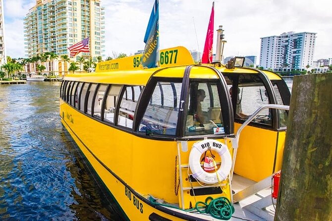 Water Taxi All Day hop-on hop-off Venice of America Boat Tour - Waterfront dining at 15th Street Fisheries